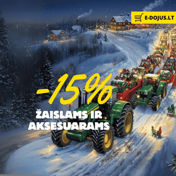 Džiaugsmą kurkite su John Deere!